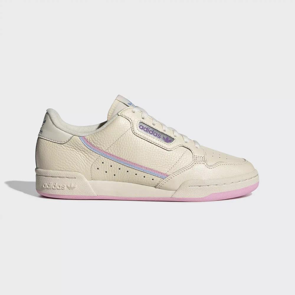 Adidas Continental 80 Tenis Beige Para Mujer (MX-34061)